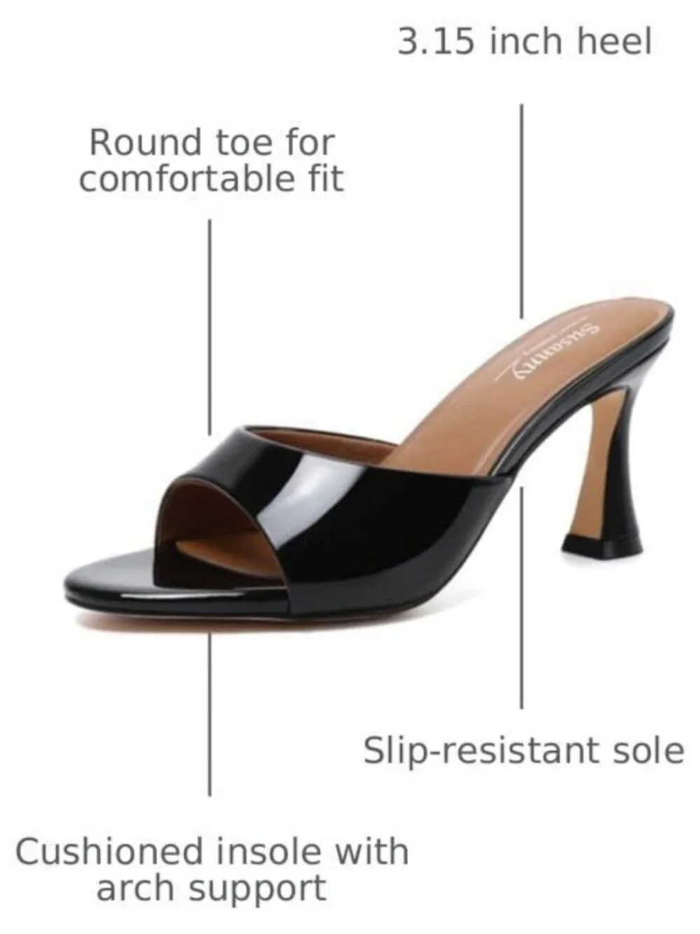 Chic Open Toe Strappy Chunky Block Heels - Stylish Ankle Strap Sandals for